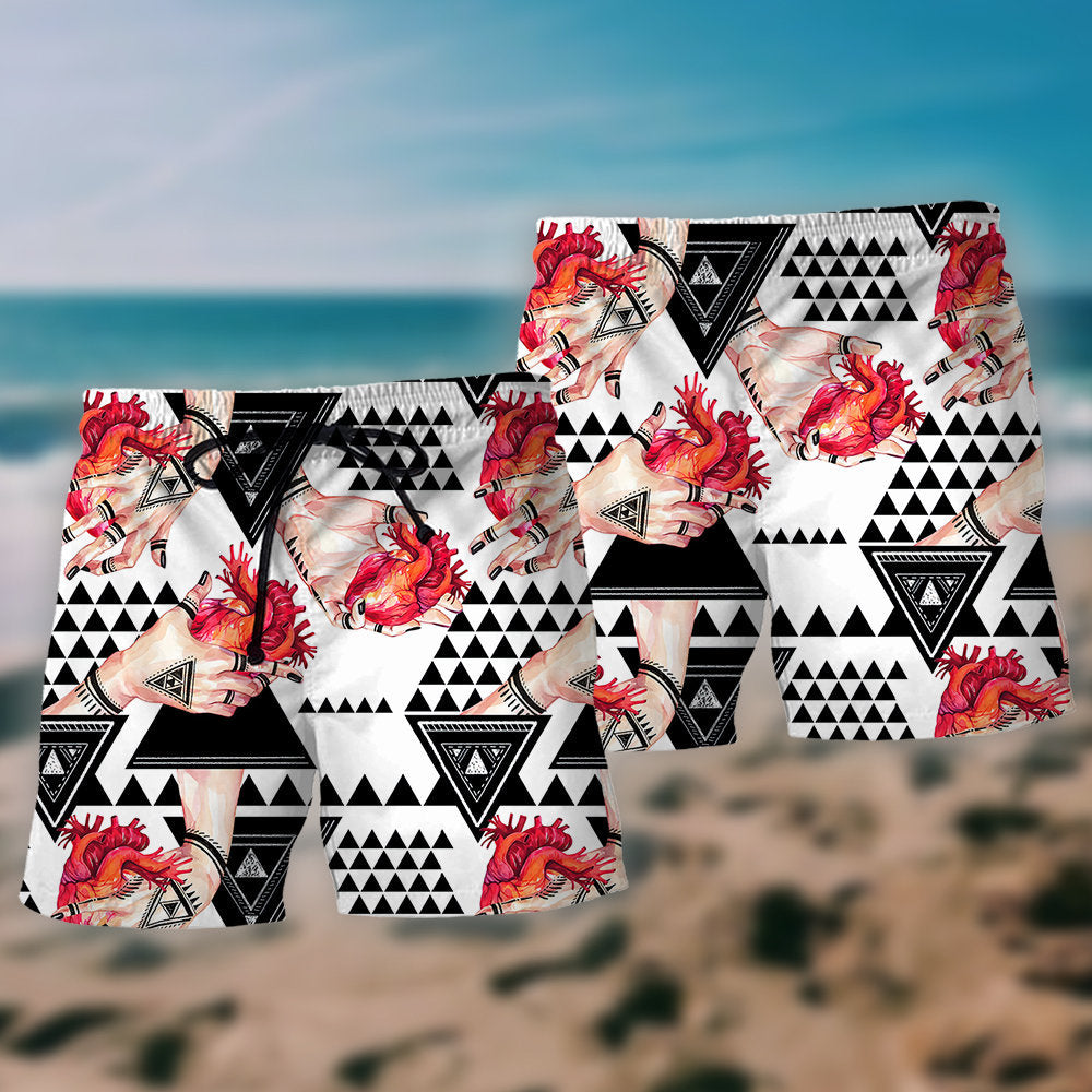Mystic Witch Ritual Hand Beach Shorts Design View For Summer Events And Coastal Getaways