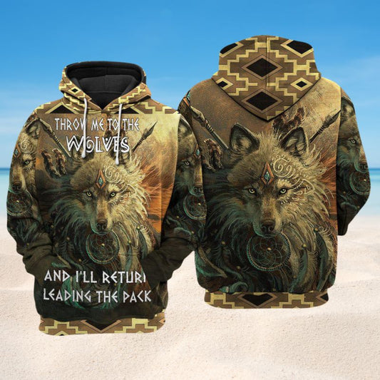 Wolf Will Return Hoodie For Wildlife Themes Travel Days And Comfortable Casual Style