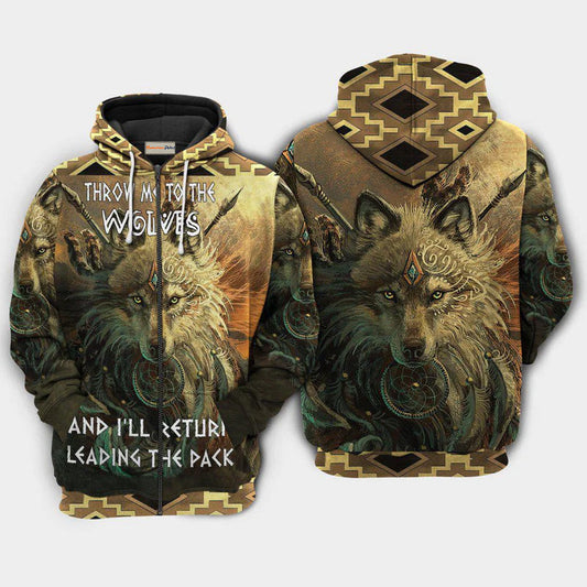 Wolf Will Return Hoodie For Animal Enthusiasts Outdoor Activities And Daily Wear