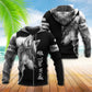 Grey Black Wolf Moon Hoodie For Animal Lovers Casual Streetwear Travel And Everyday Comfort