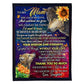 Wolf I Love You To The Moon And Back Flannel Blanket For Cozy Bedroom Sofa Decor