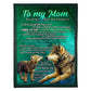 Wolf I Loved You My Whole Life Flannel Blanket For Cozy Bedroom Sofa Decor