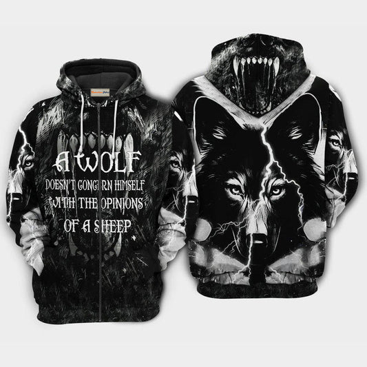 Wolf Opinions Sheep Hoodie For Pet Enthusiasts Weekend Outings And Relaxed Daily Style