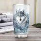 Wolf Snow Personalized 20 Oz Tumbler For Coffee Travel And Daily Drinks