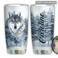 Wolf Pine Tree Snow Personalized 20 Oz Tumbler For Coffee Travel And Daily Drinks