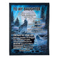 Wolf The Rest Of Your Life Daughter Gift Flannel Blanket For Cozy Bedroom Sofa Decor
