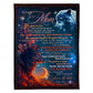 Wolf To My Mom Flannel Blanket For Cozy Bedroom Sofa Decor