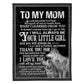Wolf You Are My Hero Your Little Girl Flannel Blanket For Cozy Bedroom Sofa Decor