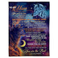 Wolf You Are The Best Mother Flannel Blanket For Cozy Bedroom Sofa Decor