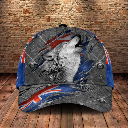 Wolf Australia Vintage Classic Cap For Summer Activities Vacations And Comfortable Daily Wear