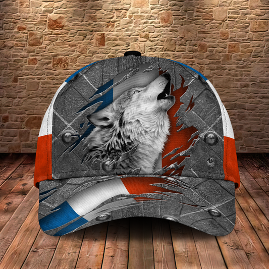 Wolf France Vintage Classic Cap For Everyday Outfits Coastal Travel And Gift Giving