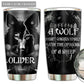 Wolf Strong Kindness Personalized 20 Oz Tumbler For Coffee Travel And Daily Drinks