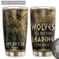 Wolf Kindness Thinking Personalized 20 Oz Tumbler For Coffee Travel And Daily Drinks
