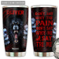 Wolf Kindness Don't Say Why The Pain Personalized 20 Oz Tumbler For Coffee Travel And Daily Drinks