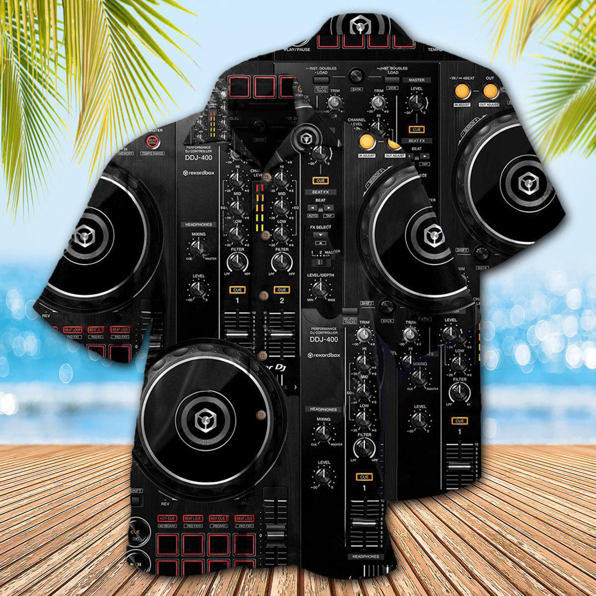 Music Yes Am DJ Hawaiian Shirt Artwork View For Weekend Travel And Beach Style