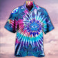 Yoga Eyes Mandala Hawaiian Shirt Pattern Detail For Summer Holidays And Outdoor Fun