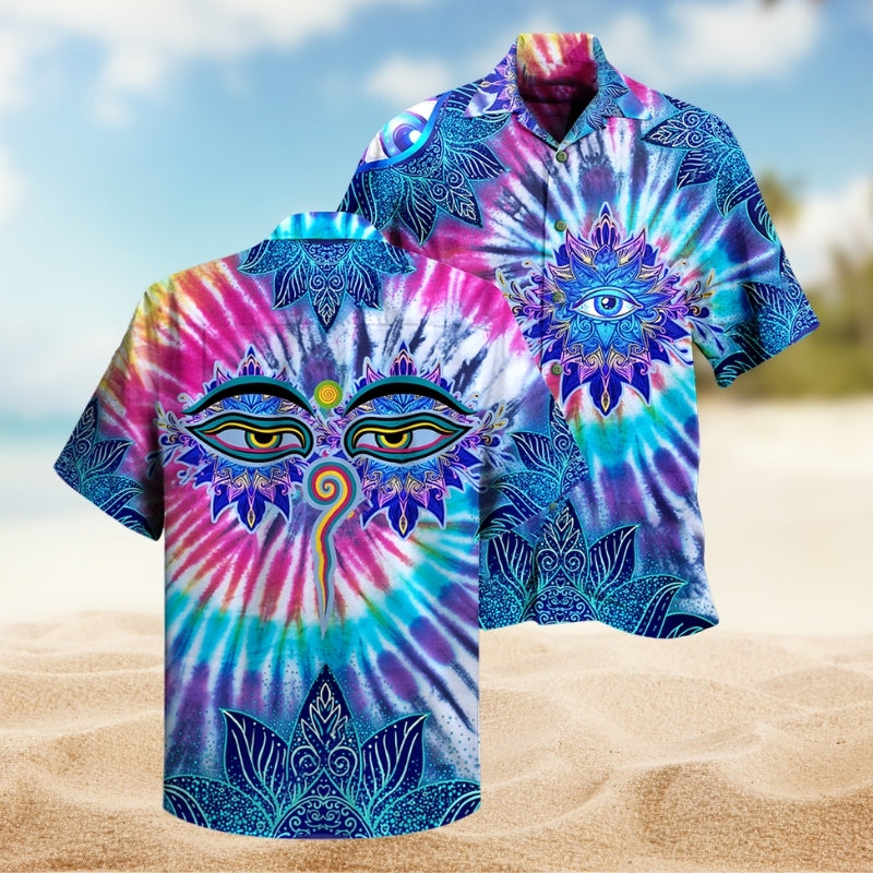 Funny Barbecue Grill Food Hawaiian Shirt Collar And Front View For Island Holidays