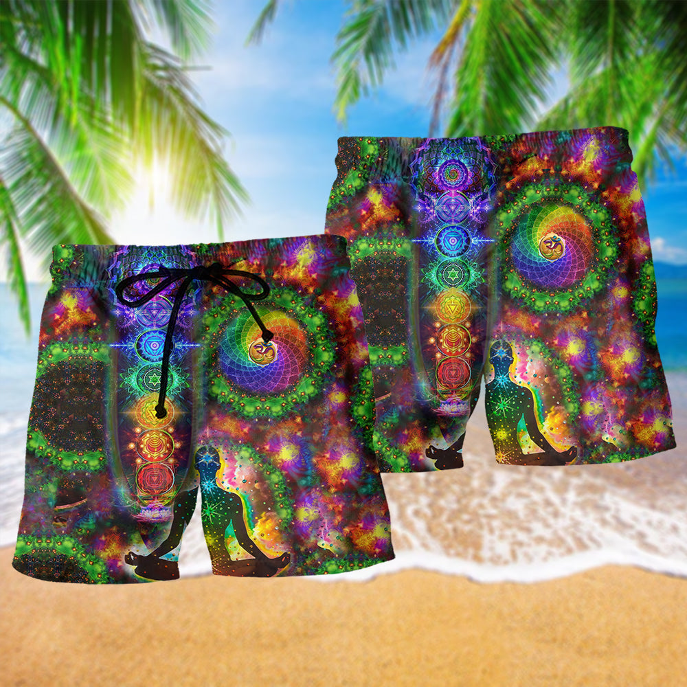 Yoga Balance Beach Shorts Design Detail For Coastal Escapes And Daily Wear