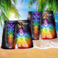 Yoga Mind Soul Harmony Chakra Beach Shorts Pattern View For Relaxed Vacation Styling