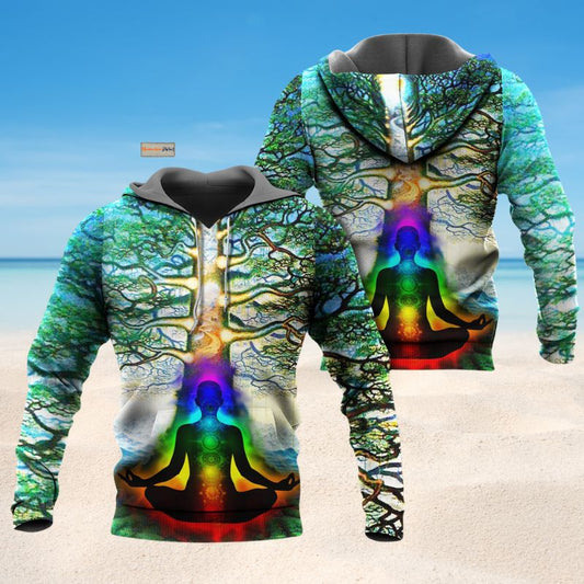 Yoga Peace Comes Inside Hoodie For Bohemian Streetwear Festivals Travel And Everyday Comfort