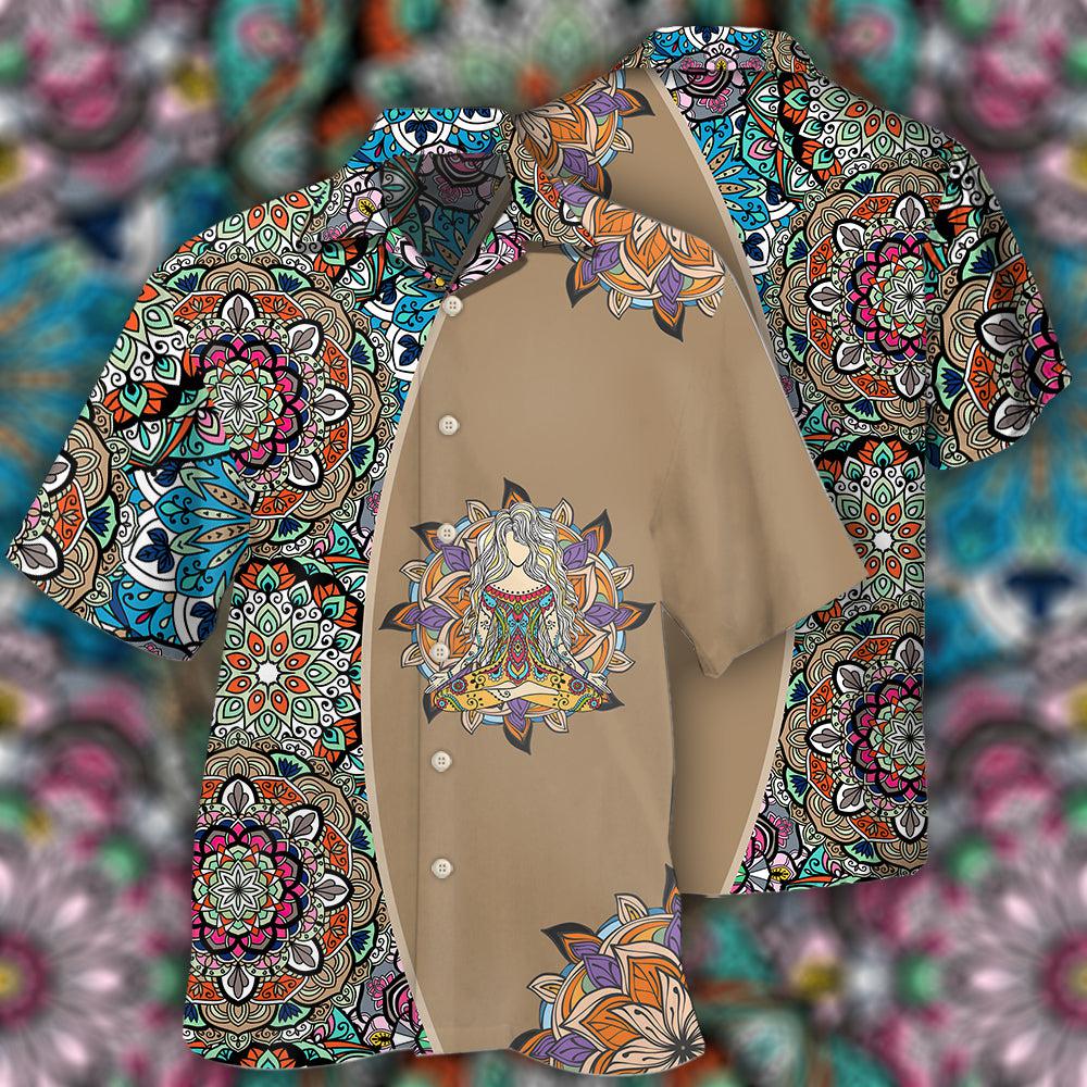 Yoga Quilt Hawaiian Shirt For Beach Parties And Weekend Getaways