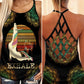 Yoga Meditation Peaceful Hollow Tank Top For Meditation Practice And Festivals