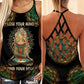 Yoga Meditation Peaceful Hollow Tank Top For Yoga Lovers And Everyday Comfort