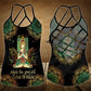 Yoga Meditation Peaceful Hollow Tank Top For Fitness Activities And Daily Wear