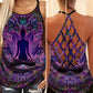 Yoga Meditation Peaceful Hollow Tank Top For Yoga Sessions And Summer Outings