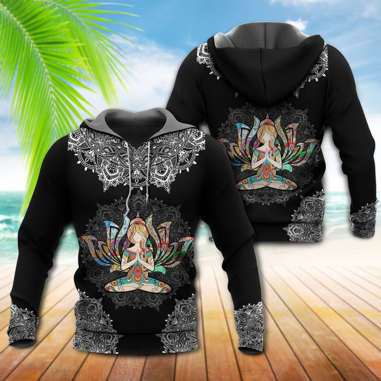 Beautiful Yoga Meditation Hoodie For Leisure Events Everyday Wear And Thoughtful Gifts
