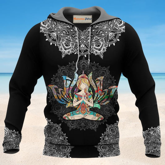 Beautiful Yoga Meditation Hoodie For Leisure Events Everyday Wear And Thoughtful Gifts
