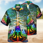 Yoga Tree Hawaiian Shirt For Island Vacations, Resort Wear, And Relaxed Seasonal Style