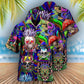 Skull Hawaiian Shirt With All Over Print For Summer Travel Coastal Events And Thoughtful Gift Giving