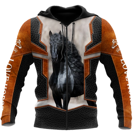 Horse Love Hoodie For Western Events Outdoor Activities And Everyday Styling