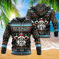 Viking Holiday Battle Humor Hoodie For Festive Celebrations Seasonal Trips And Relaxed Winter Wear