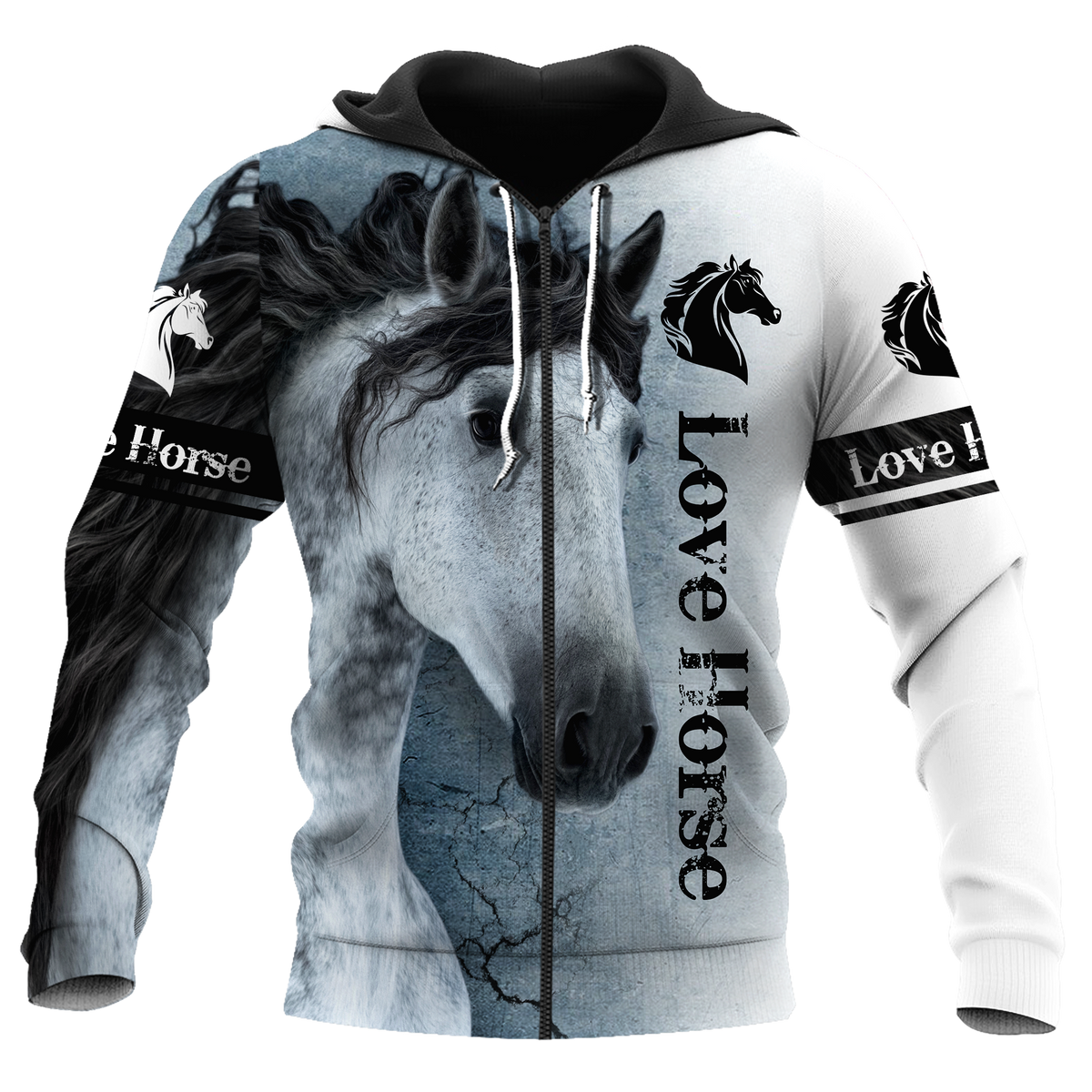 Horse Love Hoodie For Rustic Casual Looks Outdoor Events And Comfortable Layering