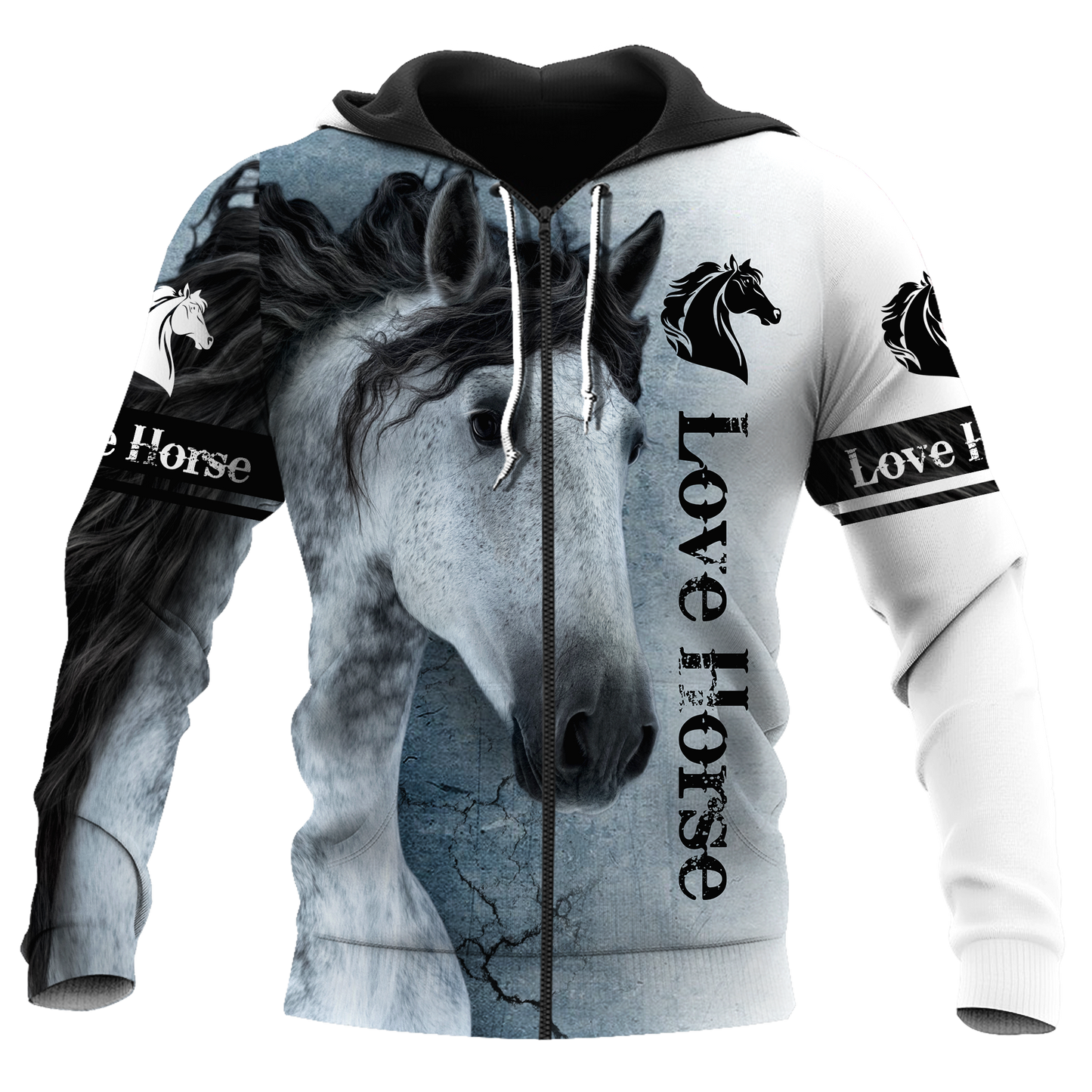 Horse Love Hoodie For Rustic Casual Looks Outdoor Events And Comfortable Layering
