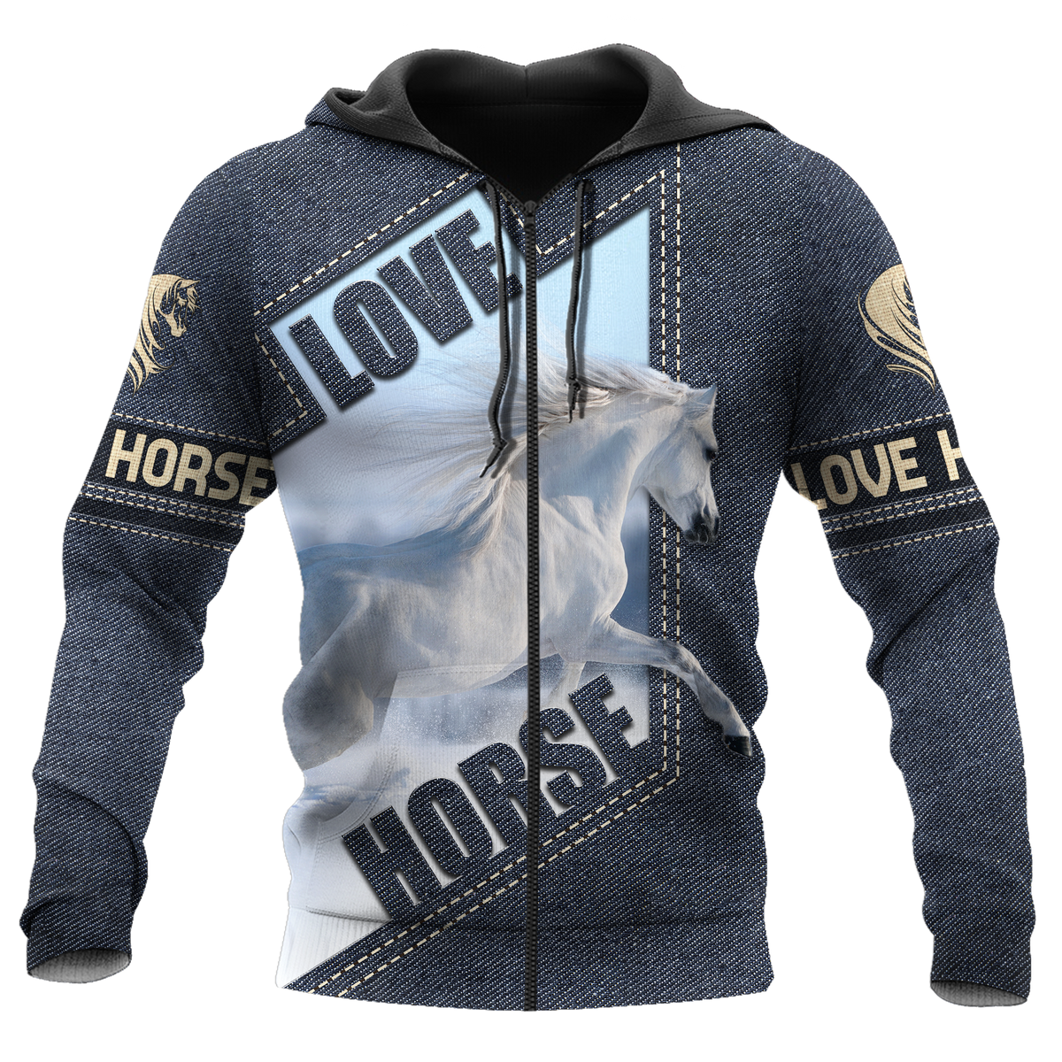 Horse Love Hoodie For Ranch Style Adventures Daily Wear And Thoughtful Gifts