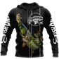 Black Great Fish Eats Small Hoodie For Fishing Trips Weekend Outings And Relaxed Casual Wear