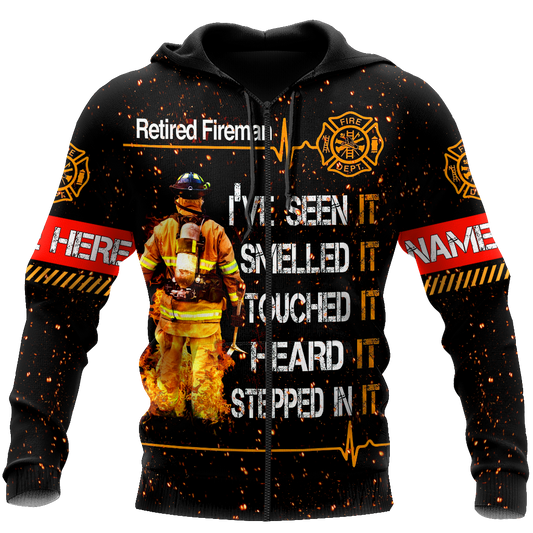 Retired Firefighter Hoodie For First Responder Appreciation Everyday Wear And Gifts