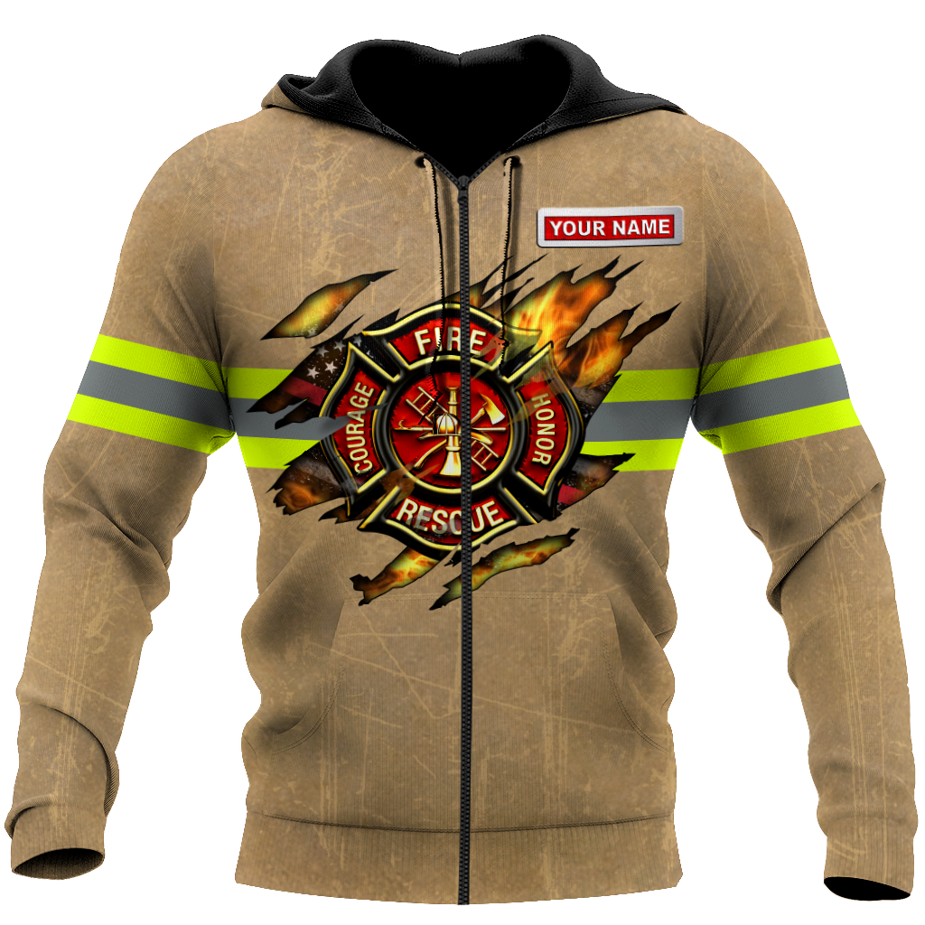 Firefighter Hoodie For Firefighter Support Activities Casual Travel And Comfort