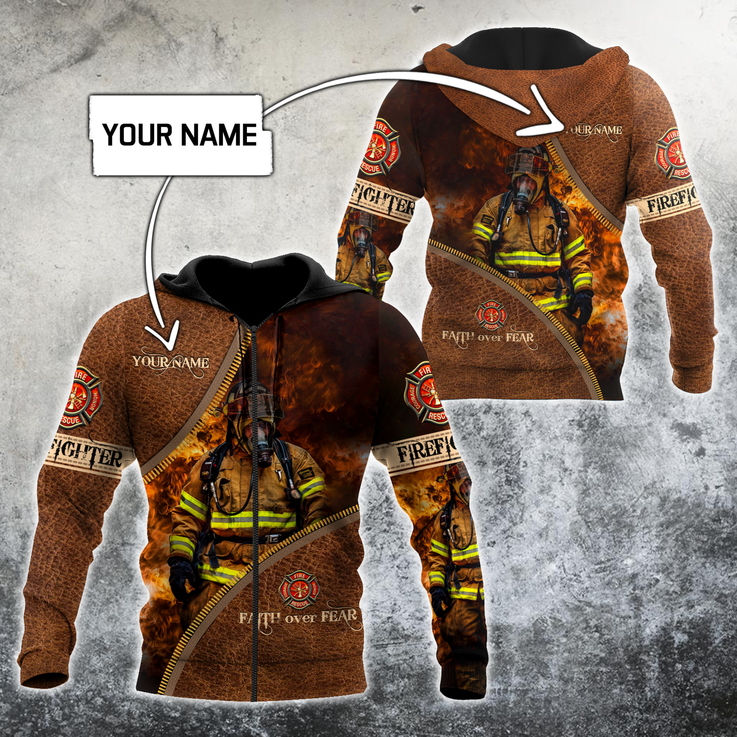 Firefighter Hoodie For Firehouse Events Weekend Outings And Relaxed Streetwear