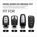 Zinc Alloy Car Key Fob Cover for Audi Q8, RS Q8, A6 C8, S6, RS6, A7, S7, RS7, A3 8Y, A8 D5, RS e-tron GT, Q4 & Q7 – 4N, 4M