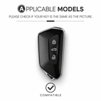 Zinc Alloy Car Key Fob Cover for Volkswagen Golf 8 MK8, ID.3, ID.4, Cupra, Skoda Octavia A8 & SEAT Leon MK4