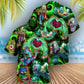 Zombie Hawaiian Shirt With All Over Print For Warm Weather Adventures Parties And Daily Comfort