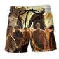 Spooky Zombie Beach Shorts For Beach Days And Leisure And Relaxation