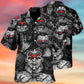 Zombie Hawaiian Shirt With Detailed Graphic For Resort Travel Summer Outings And Casual Gatherings