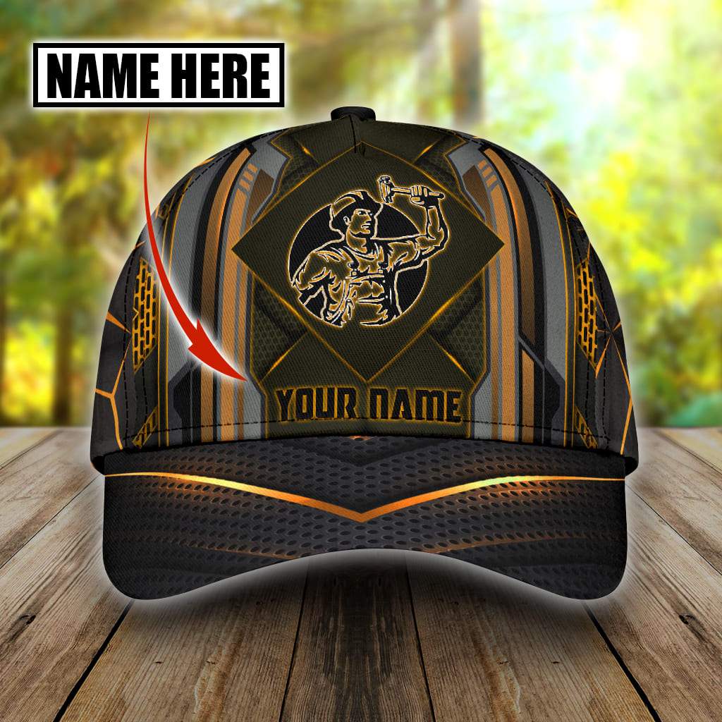 Ironworker All Over Print Classic Cap For Weekend Outings Holidays And Thoughtful Gifting