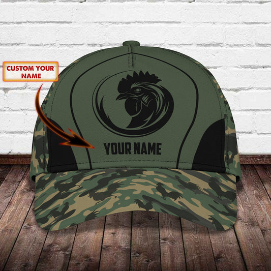 Personalized Rooster Farm Classic Cap For Everyday Accessories Vacations And Outdoor Fun