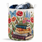 Floral Books And Butterflies Laundry Basket For Laundry Room Bathroom Bedroom Nursery And Everyday Home Organization